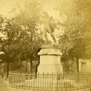 France Paris Place of Observatory Old Debitte Stereo Photo 1875