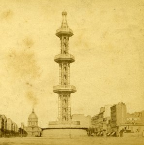 France Paris Grenelle Artesian Well Old Debitte Stereo Photo 1875