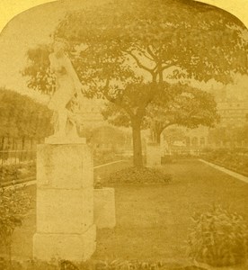 France Paris Royal palace Old Stereo Photo 1875