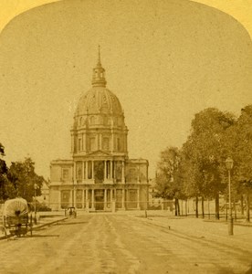France Paris Invalides Old Stereo Photo 1875
