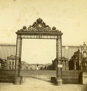 France Versailles Castle Old NC Stereo Photo 1875