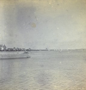 France La Baule Le Poulinguen Old Stereo Stereoview Photo 1900