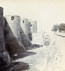 France Angers Castle Old Stereo Stereoview Photo 1900