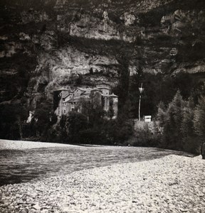 France Tarn Castle of La Caze Old Stereo Stereoview Photo 1900