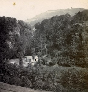 France Cantal Pas de Cere Old Stereo Stereoview Photo 1900