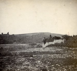 France Gard Castle of Aigueze Old Stereo Stereoview Photo 1900