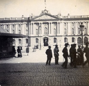 France Toulouse the Capitol Old Stereo Stereoview Photo 1900