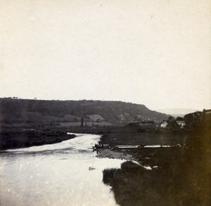 Grand Duchy of Luxembourg Reisdorf Sauer River Old Stereo Stereoview Photo 1900