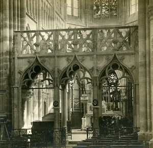 France Chalons sur Marne church Notre Dame Epine Stereo Stereoview Photo 1900