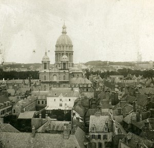 France Boulogne sur Mer Panorama Old Stereo Stereoview Photo 1900