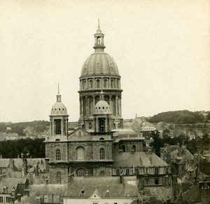 France Boulogne sur Mer Panorama Old Stereo Stereoview Photo 1900