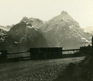 Switzerland Uri Panorama Old Stereo Stereoview Photo 1900