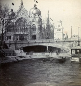 France Paris World Fair Pavillon Italian Old Stereo Stereoview Photo 1900