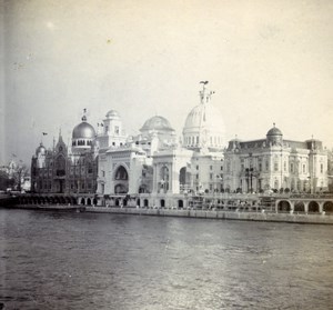 France Paris World Fair Street of Nations Old Stereo Stereoview Photo 1900