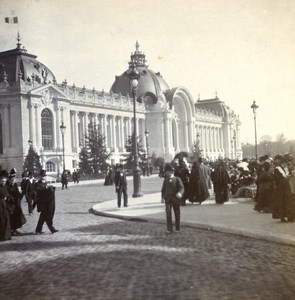 France Paris World Fair Petit Palais Old Stereo Stereoview Photo 1900