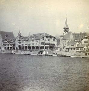 France Paris World Fair Vieux Paris Old Stereo Stereoview Photo 1900