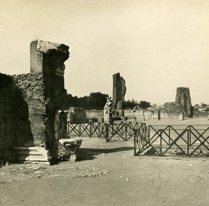 Italy Roma Palatine Palace of Augustus Old SIP Stereo Stereoview Photo 1900