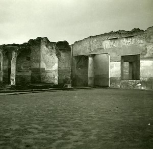 Italy Pompeii Pompeii Baths of Stabiae Old Possemiers Stereo Photo 1910