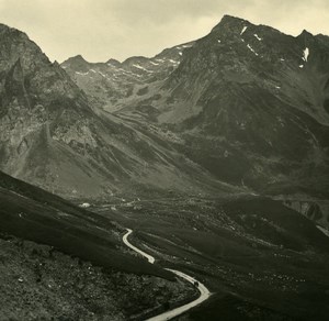 France Pyrenees Tourmalet Road Campana Espada Old Possemiers Stereo Photo 1910