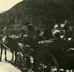 France Pyrenees Gavarnie Gedre Village Possemiers Stereo Photo Stereoview 1910