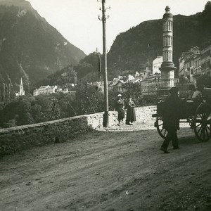 France Pyrenees Saint Sauveur General View Old Possemiers Stereo Photo 1910