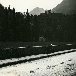 France Pyrenees St Sauveur Road Solferino Chapel Possemiers Stereo Photo 1910