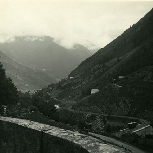 France Pyrenees Cauterets Tramway of Raillere Old Possemiers Stereo Photo 1910