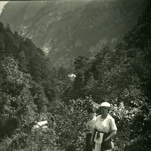 France Pyrenees Eaux Chaudes the Hourat Old Possemiers Stereo Photo 1910