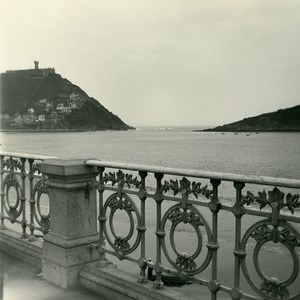 Basque Country San Sebastian Sainte Claire Island Possemiers Stereo Photo 1910