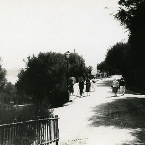 France Biarritz Boulevard of Tamaris Old Possemiers Stereo Photo Stereoview 1910