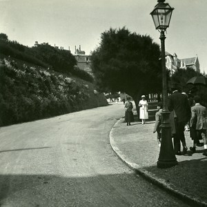 France Biarritz Boulevard of Tamaris Old Possemiers Stereo Photo Stereoview 1910