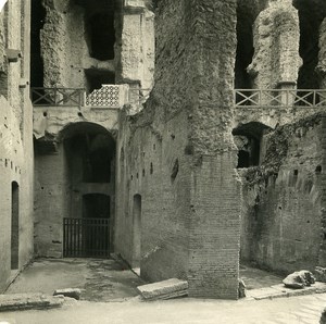 Italy Roma Palatine Hill Caligula Old NPG Stereo Stereoview Photo 1900