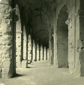 Italy Roma Coliseum Colosseum Interior Old NPG Stereo Stereoview Photo 1900