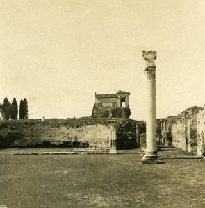 Italy Roma Palatine Hill Basilica Old NPG Stereo Stereoview Photo 1900