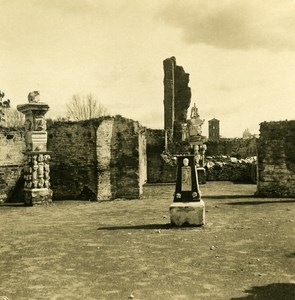 Italy Roma Palatine Hill House of Flavius Old NPG Stereo Stereoview Photo 1900