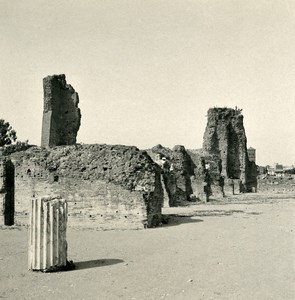 Italy Roma Palatine Hill Palace of August Old NPG Stereo Stereoview Photo 1900