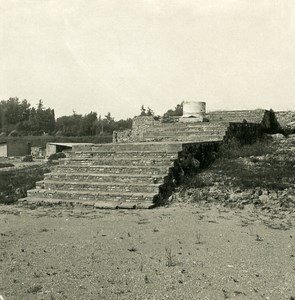 Italy Roma Palatine Hill Temple Old NPG Stereo Stereoview Photo 1900