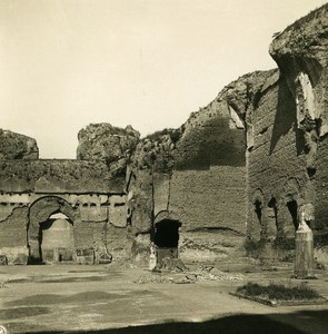 Italy Roma Baths of Caracalla Old NPG Stereo Stereoview Photo 1900