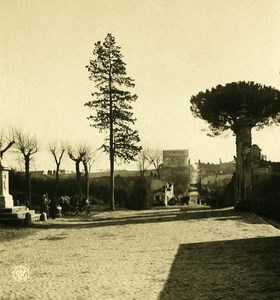 Italy Roma Via Appia View of San Sebastiano Old NPG Stereo Stereoview Photo 1900