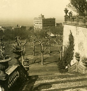 Italy Roma Frascati Villa Torlonia Old NPG Stereo Stereoview Photo 1900