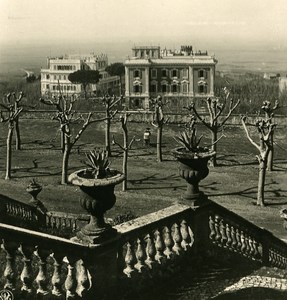 Italy Roma Frascati Villa Torlonia Old NPG Stereo Stereoview Photo 1900