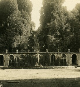 Italy Roma Frascati Villa Torlonia Old NPG Stereo Stereoview Photo 1900