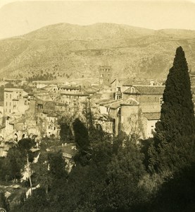 Italy Roma Tivoli Villa of Este Old NPG Stereo Stereoview Photo 1900