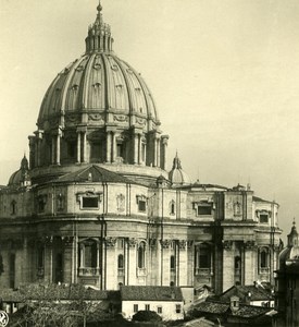 Vatican City St Peter's Basilica Old NPG Stereo Stereoview Photo 1900