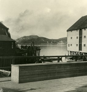 Norway Bodo Nordland County Old NPG Stereo Stereoview Photo 1900