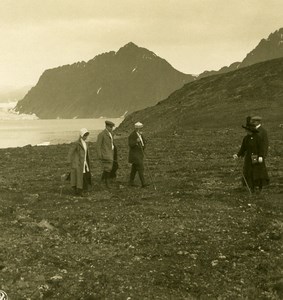 Norway Kingsbay Vogelberg Old NPG Stereo Stereoview Photo 1900