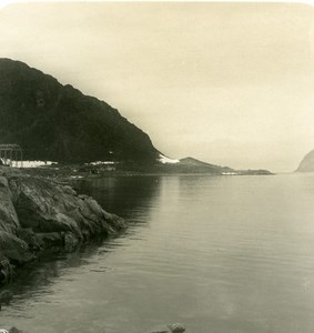 Norway Virgohafen rest of Wellmanns Expedition Old NPG Stereo Photo 1900