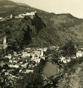 Italy Alps Trentin Chiusa Old NPG Stereo Stereoview Photo 1900