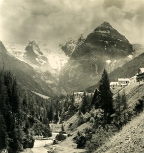 Italy Alps Trentin Trafoi Madatschkopf Old NPG Stereo Stereoview Photo 1900