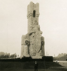 Germany Cologne Koln Monument Bismarck Old NPG Stereo Photo 1900